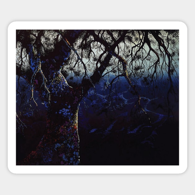 eyvind earle Sticker by QualityArtFirst